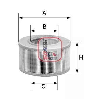 Filtre à air SOFIMA OEM 7700858930