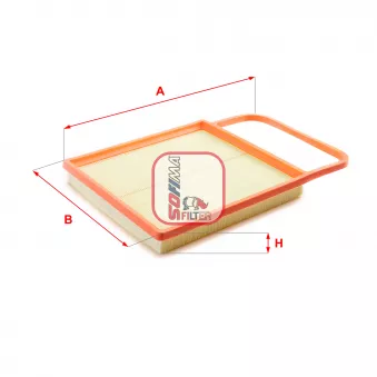 Filtre à air SOFIMA OEM 03D129620