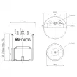 FEBI BILSTEIN 108033 - Soufflet à air, suspension pneumatique