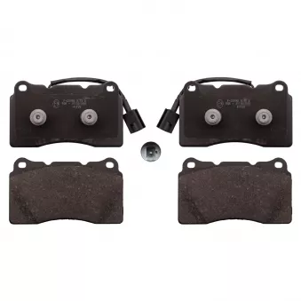 FEBI BILSTEIN 116005 - Jeu de 4 plaquettes de frein avant
