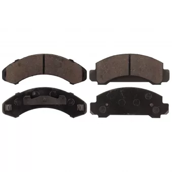 Jeu de 4 plaquettes de frein avant FEBI BILSTEIN OEM 4073370