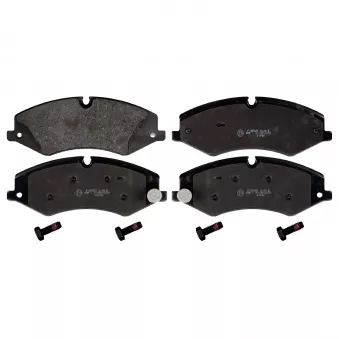 Jeu de 4 plaquettes de frein avant FEBI BILSTEIN 116124