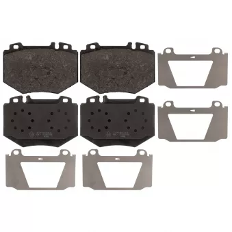 Jeu de 4 plaquettes de frein avant FEBI BILSTEIN OEM A0044200620