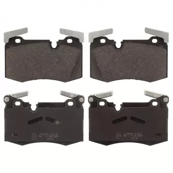 Jeu de 4 plaquettes de frein avant FEBI BILSTEIN OEM 34116784726