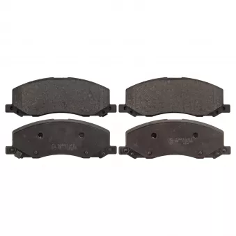 Jeu de 4 plaquettes de frein avant FEBI BILSTEIN OEM 13237752
