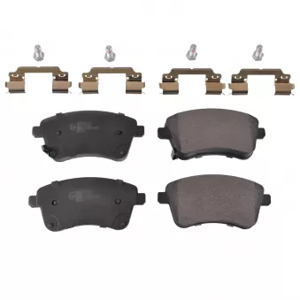 Jeu de 4 plaquettes de frein avant FEBI BILSTEIN OEM 581011PA00
