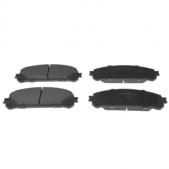 Jeu de 4 plaquettes de frein avant FEBI BILSTEIN OEM 0446548180