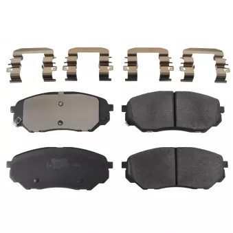 Jeu de 4 plaquettes de frein avant FEBI BILSTEIN OEM 58101C5A70