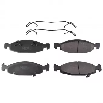 FEBI BILSTEIN 116392 - Jeu de 4 plaquettes de frein avant