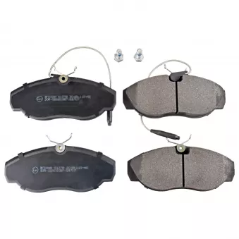 Jeu de 4 plaquettes de frein avant FEBI BILSTEIN OEM 77362212