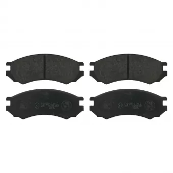 Jeu de 4 plaquettes de frein avant FEBI BILSTEIN OEM D106M72J25