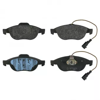Jeu de 4 plaquettes de frein avant FEBI BILSTEIN OEM 71772214