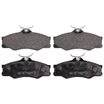 Jeu de 4 plaquettes de frein avant FEBI BILSTEIN 16298