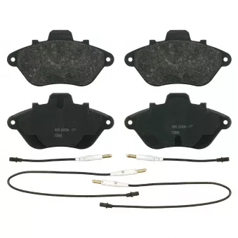 Jeu de 4 plaquettes de frein avant FEBI BILSTEIN OEM 425080