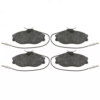 Jeu de 4 plaquettes de frein avant FEBI BILSTEIN OEM E172522