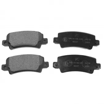Jeu de 4 plaquettes de frein arrière FEBI BILSTEIN OEM 0446602020