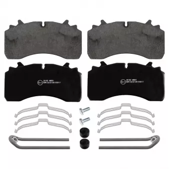 Jeu de 4 plaquettes de frein avant FEBI BILSTEIN OEM 1962460