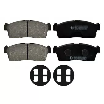 Jeu de 4 plaquettes de frein avant FEBI BILSTEIN OEM 1A133323Z