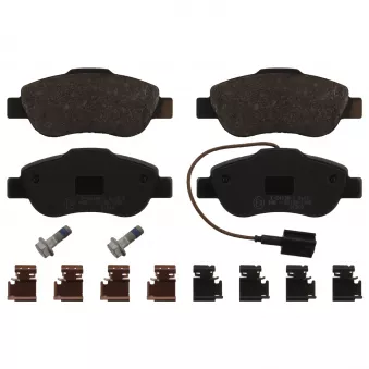 Jeu de 4 plaquettes de frein avant FEBI BILSTEIN OEM 77362091