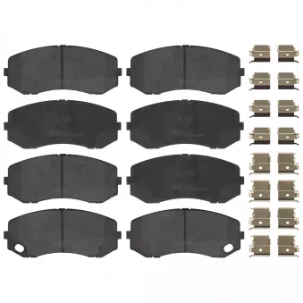 Jeu de 4 plaquettes de frein avant FEBI BILSTEIN OEM MK528945