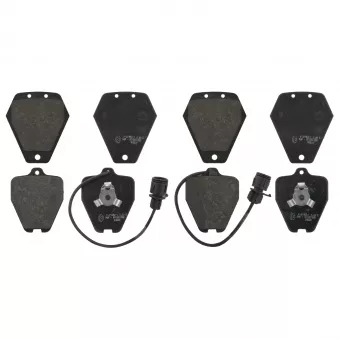 Jeu de 4 plaquettes de frein avant FEBI BILSTEIN OEM 4A0698151D