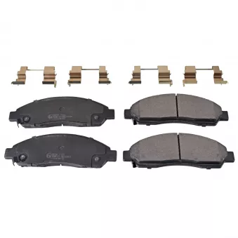 Jeu de 4 plaquettes de frein avant FEBI BILSTEIN OEM 8973682510