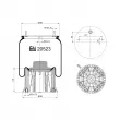 Soufflet à air, suspension pneumatique FEBI BILSTEIN [20523]