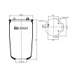 Soufflet à air, suspension pneumatique FEBI BILSTEIN [35624]