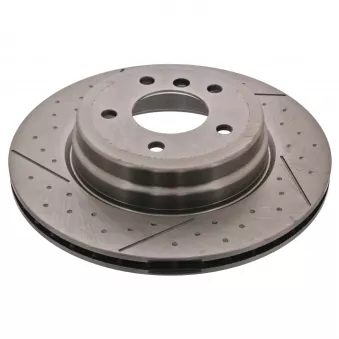 Jeu de 2 disques de frein arrière FEBI BILSTEIN OEM 34216795755