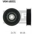 SKF VKM 68001 - Poulie renvoi/transmission, courroie trapézoïdale à nervures