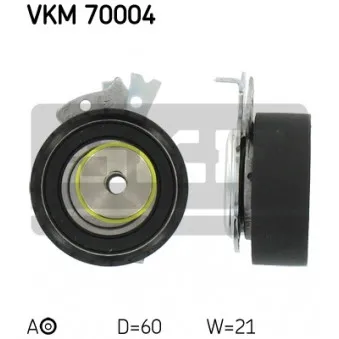 Poulie-tendeur, courroie crantée SKF OEM 96230607