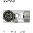SKF VKM 71704 - Poulie-tendeur, courroie crantée
