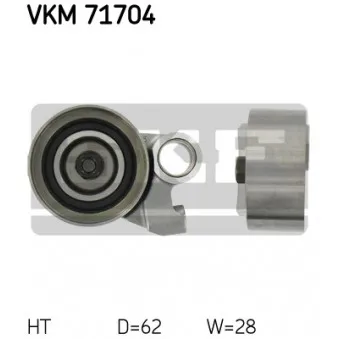 SKF VKM 71704 - Poulie-tendeur, courroie crantée