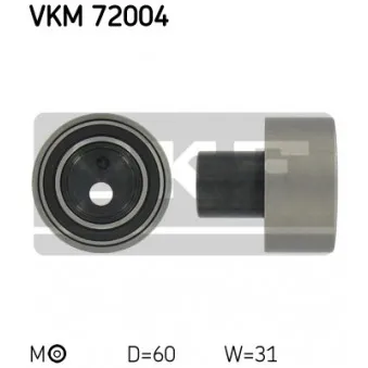 SKF VKM 72004 - Poulie-tendeur, courroie crantée