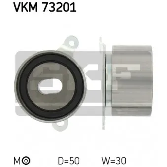 SKF VKM 73201 - Poulie-tendeur, courroie crantée