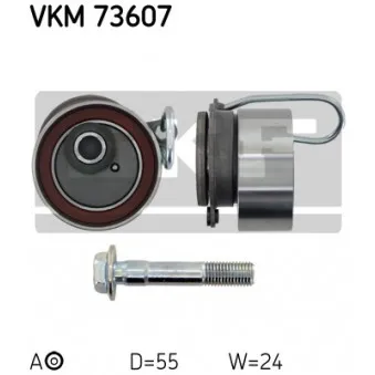 SKF VKM 73607 - Poulie-tendeur, courroie crantée