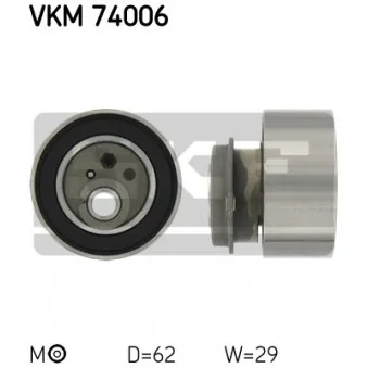 SKF VKM 74006 - Poulie-tendeur, courroie crantée