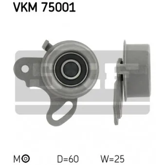 Poulie-tendeur, courroie crantée SKF VKM 75001