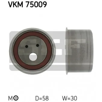 Poulie-tendeur, courroie crantée SKF VKM 75009