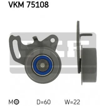 Poulie-tendeur, courroie crantée SKF VKM 75108