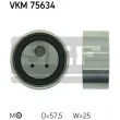 SKF VKM 75634 - Poulie-tendeur, courroie crantée