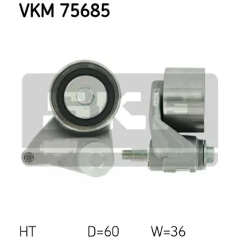 SKF VKM 75685 - Poulie-tendeur, courroie crantée