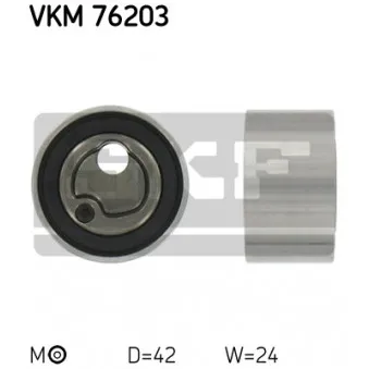 SKF VKM 76203 - Poulie-tendeur, courroie crantée