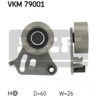 SKF VKM 79001 - Poulie-tendeur, courroie crantée