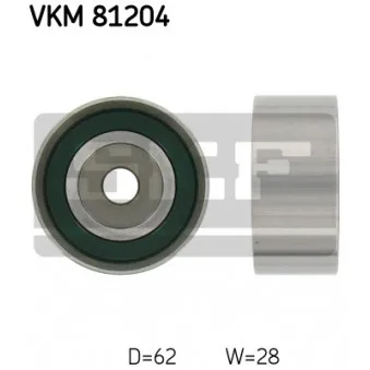 SKF VKM 81204 - Poulie renvoi/transmission, courroie de distribution