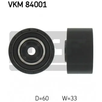Poulie renvoi/transmission, courroie de distribution SKF VKM 84001