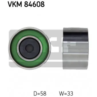Poulie renvoi/transmission, courroie de distribution SKF VKM 84608