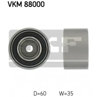 Poulie renvoi/transmission, courroie de distribution SKF VKM 88000