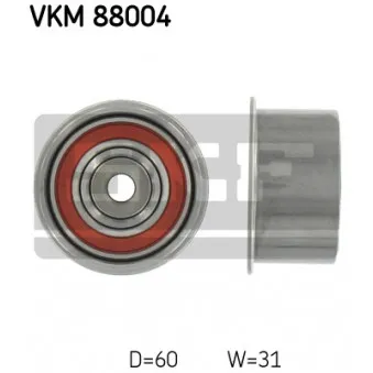 Poulie renvoi/transmission, courroie de distribution SKF VKM 88004