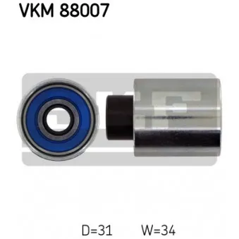 Poulie renvoi/transmission, courroie de distribution SKF VKM 88007